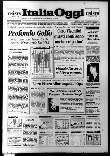 Italia oggi : quotidiano di economia finanza e politica